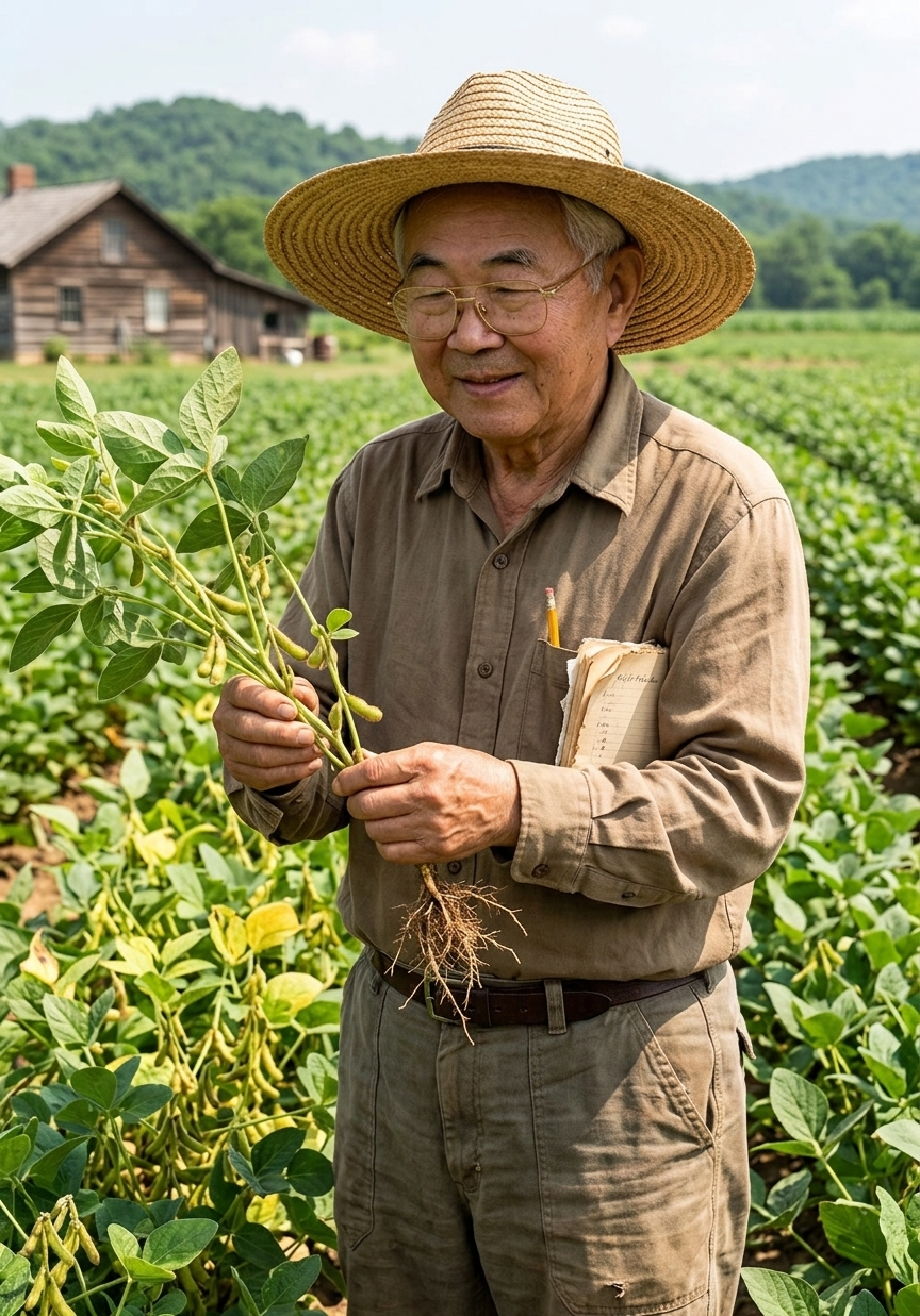 傅家瑞教授田间调研